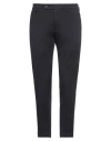 Messagerie Luxe Fabrics Man Pants Navy Size 38 Cotton, Elastane