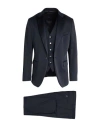 Messagerie Luxe Fabrics Man Suit Midnight Blue Size 44 Viscose, Polyester
