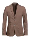 Messagerie Suit Jackets In Brown