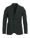 Messagerie Man Blazer Dark Green Size 38 Polyester, Wool, Elastane