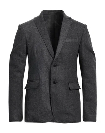 Messagerie Man Blazer Grey Size 44 Wool, Polyester