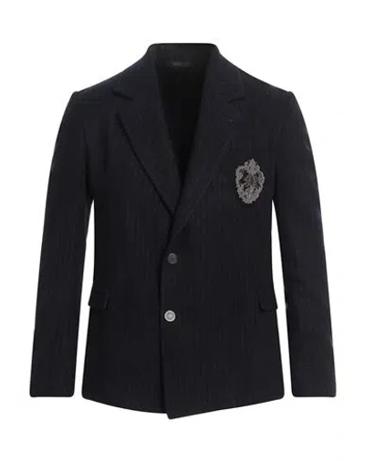 Messagerie Man Blazer Navy Size 38 Wool, Polyester