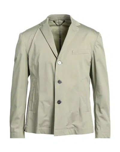Messagerie Man Blazer Sage Green Size 38 Cotton, Elastane
