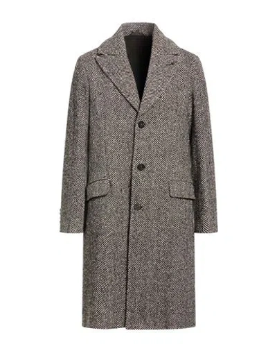Messagerie Man Coat Black Size 38 Wool, Polyester, Alpaca Wool, Cashmere