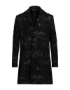 Messagerie Man Coat Black Size 42 Cotton, Hemp, Acrylic, Polyester, Virgin Wool In Black