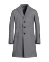 Messagerie Man Coat Grey Size 44 Wool, Polyamide, Cashmere