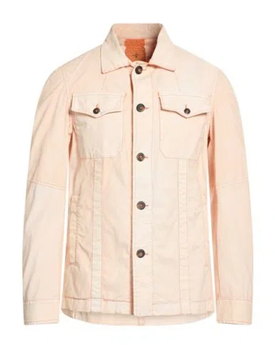 Messagerie Man Jacket Apricot Size 38 Lyocell, Cotton, Elastane In Gold