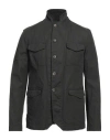 Messagerie Man Jacket Black Size 36 Cotton, Linen In Black