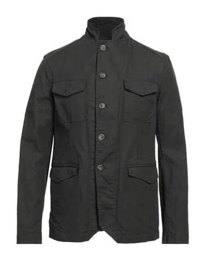 Messagerie Man Jacket Black Size 36 Cotton, Linen