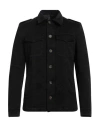 Messagerie Man Jacket Black Size 42 Cotton, Lyocell, Elastane