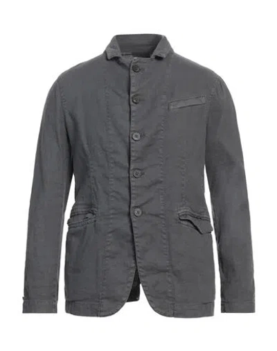 Messagerie Man Jacket Grey Size 36 Hemp, Cotton, Elastane