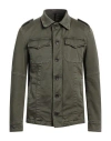 Messagerie Man Jacket Military Green Size 44 Cotton, Lyocell, Elastane