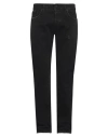 Messagerie Man Jeans Black Size 34 Cotton, Elastane