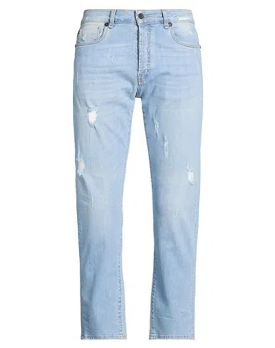 Messagerie Man Jeans Blue Size 32 Cotton, Elastane