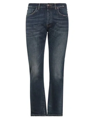 Messagerie Man Jeans Blue Size 32 Cotton, Elastane