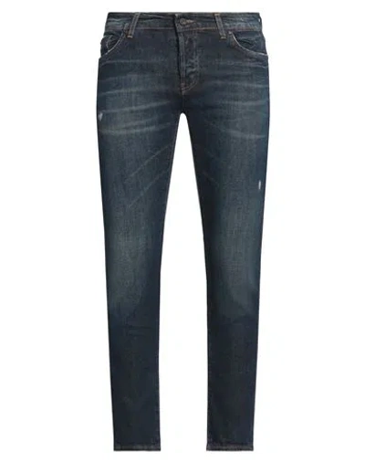 Messagerie Man Jeans Blue Size 31 Cotton, Elastane