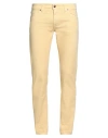 Messagerie Man Pants Apricot Size 34 Cotton, Elastane