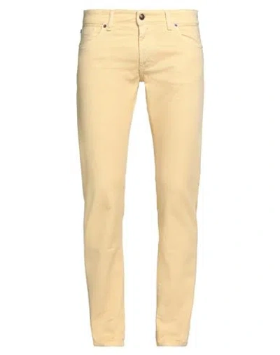 Messagerie Man Pants Apricot Size 34 Cotton, Elastane