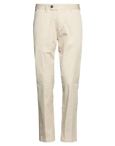 Messagerie Man Pants Beige Size 30 Cotton, Elastane