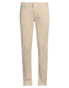 Messagerie Man Pants Beige Size 31 Cotton, Elastane