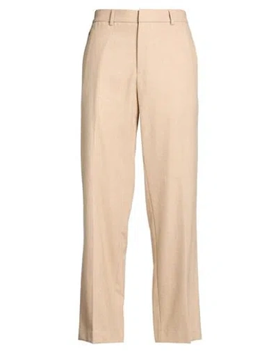 Messagerie Man Pants Beige Size 38 Virgin Wool, Acrylic, Polyamide, Cashmere In Brown