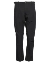 Messagerie Man Pants Black Size 28 Cotton, Elastane In Black