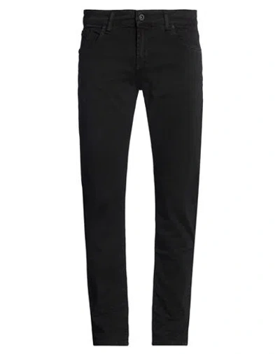 Messagerie Man Pants Black Size 33 Cotton, Elastane