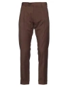 Messagerie Man Pants Brown Size 32 Polyester, Wool, Elastane