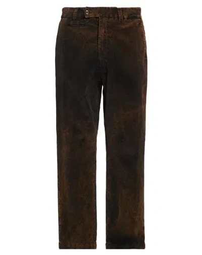 Messagerie Man Pants Brown Size 34 Modal, Cotton, Elastane