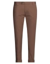 Messagerie Man Pants Brown Size 36 Cotton, Elastane