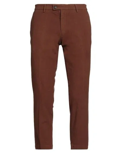 Messagerie Man Pants Camel Size 32 Cotton, Elastane In Sand