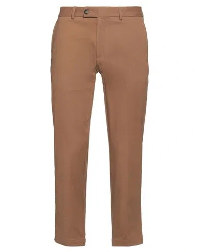 Messagerie Patrizio Piscaglia Man Pants Camel Size 38 Cotton, Elastane In Beige