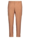 Messagerie Man Pants Camel Size 38 Cotton, Linen, Polyethylene In Beige