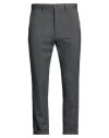 Messagerie Man Pants Charcoal Size 32 Polyester, Wool, Viscose, Elastane In Multi