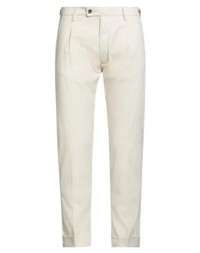 Messagerie Man Pants Cream Size 32 Cotton, Elastane