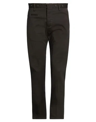 Messagerie Man Pants Dark Green Size 30 Cotton, Elastane