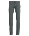 Messagerie Man Pants Dark Green Size 32 Cotton, Elastane