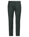 Messagerie Man Pants Dark Green Size 38 Polyester, Wool, Elastane
