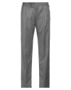 Messagerie Man Pants Grey Size 28 Polyester, Viscose, Wool, Elastane