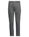 Messagerie Man Pants Grey Size 30 Wool, Polyester In Multi