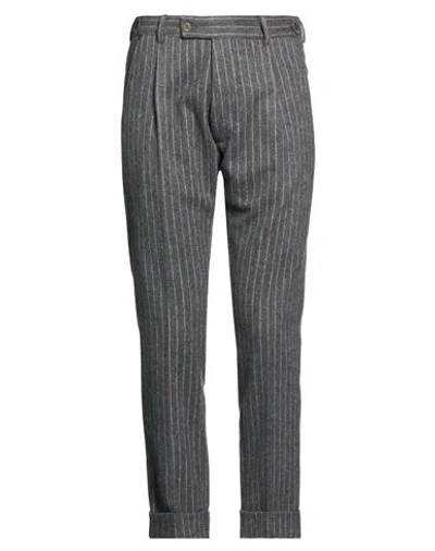 Messagerie Man Pants Grey Size 30 Wool, Polyester In Multi