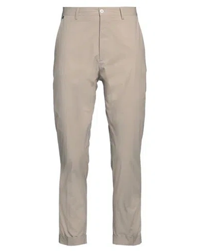 Messagerie Man Pants Grey Size 32 Cotton, Elastane In Grey