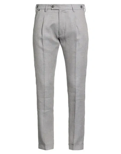 Messagerie Man Pants Grey Size 32 Linen, Cotton, Acrylic
