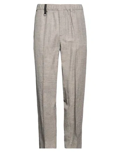 Messagerie Man Pants Grey Size 34 Cotton, Linen, Polyester In Gray