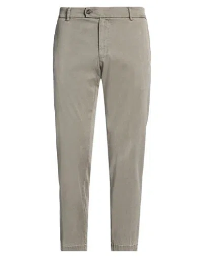 Messagerie Man Pants Grey Size 36 Lyocell, Cotton, Elastane In Gray
