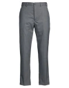 Messagerie Man Pants Grey Size 38 Viscose, Polyester, Wool, Elastane In Multi