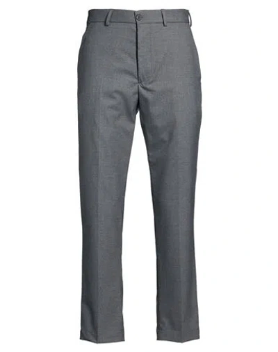 Messagerie Man Pants Grey Size 38 Viscose, Polyester, Wool, Elastane In Multi