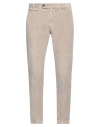 Messagerie Man Pants Beige Size 32 Cotton, Elastane In Beige