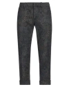 Messagerie Man Pants Lead Size 32 Wool, Polyester In Grey