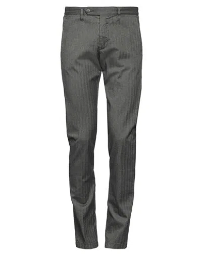 Messagerie Man Pants Lead Size 44 Cotton, Polyester, Viscose, Elastane In Brown